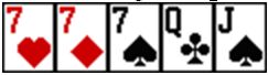 Drilling, Trips Drilling, Trips_pokerkarten